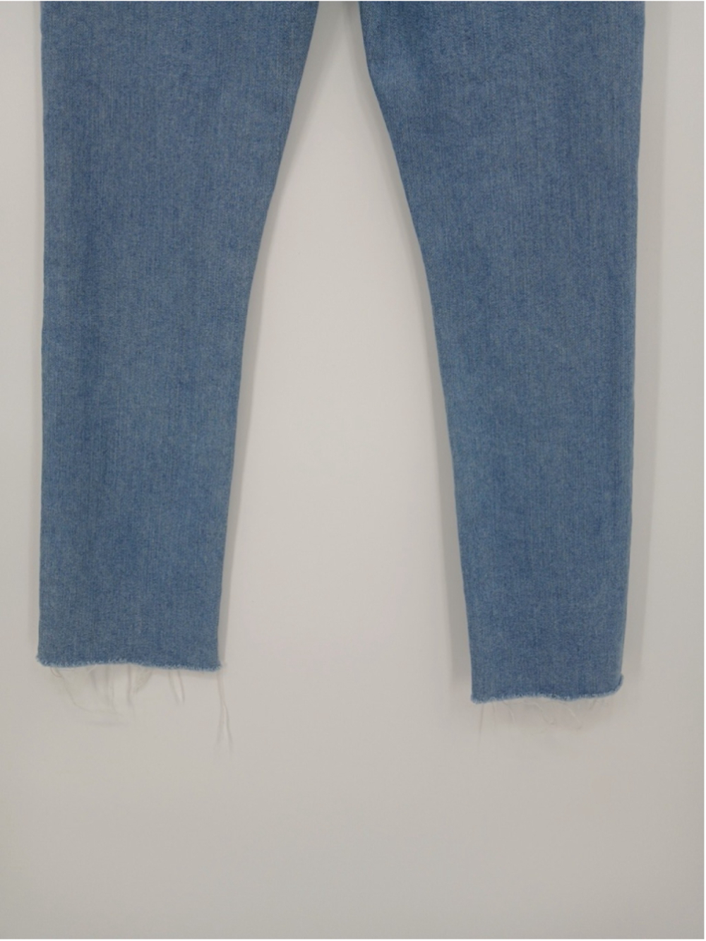 Hudson Jeans Blair High Rise Straight Crop Womens Size 26 Blue Distressed - Picture 14 of 16